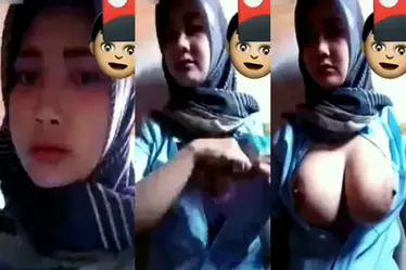 Bokep Jilbab VCS Tante Hijab Tobrut Binal Kost poster
